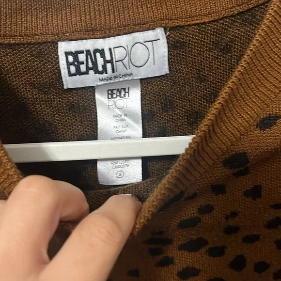 Beach Riot cropped Ava sweater size small - Picture 3 of 4